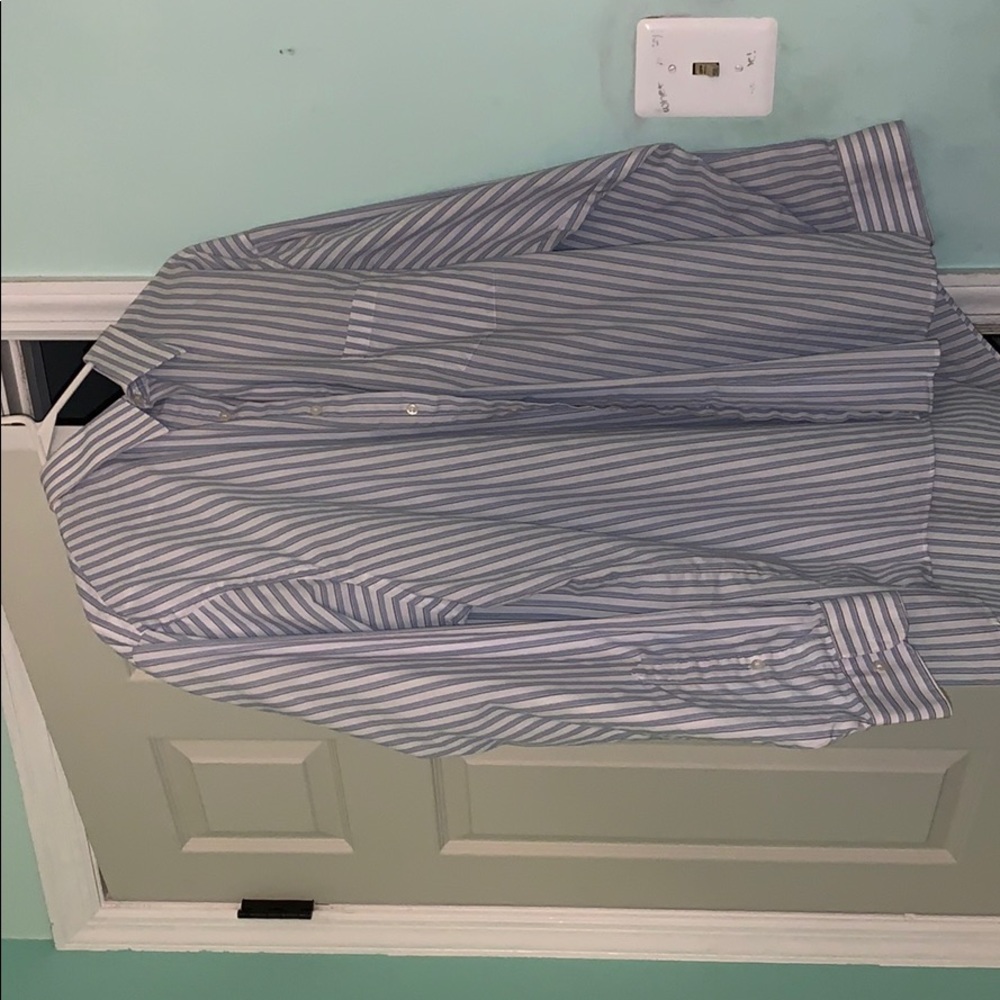A men’s dress shirt